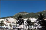 Gibraltar - Blick hinauf zur Felsspitze